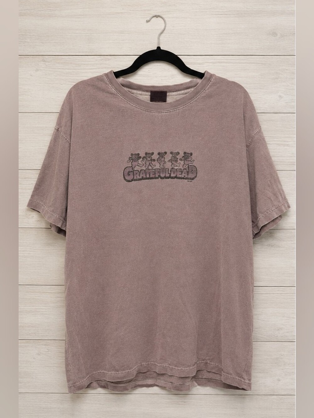 Men’s Large Grateful Dead Comfort Colors T-Shirt Dancing Bears Faded Wash